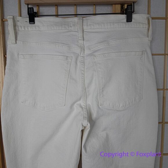 New! Madewell  The Mid-Rise Perfect Vintage Straight Jean in Tile White, 32 - Picture 8 of 15